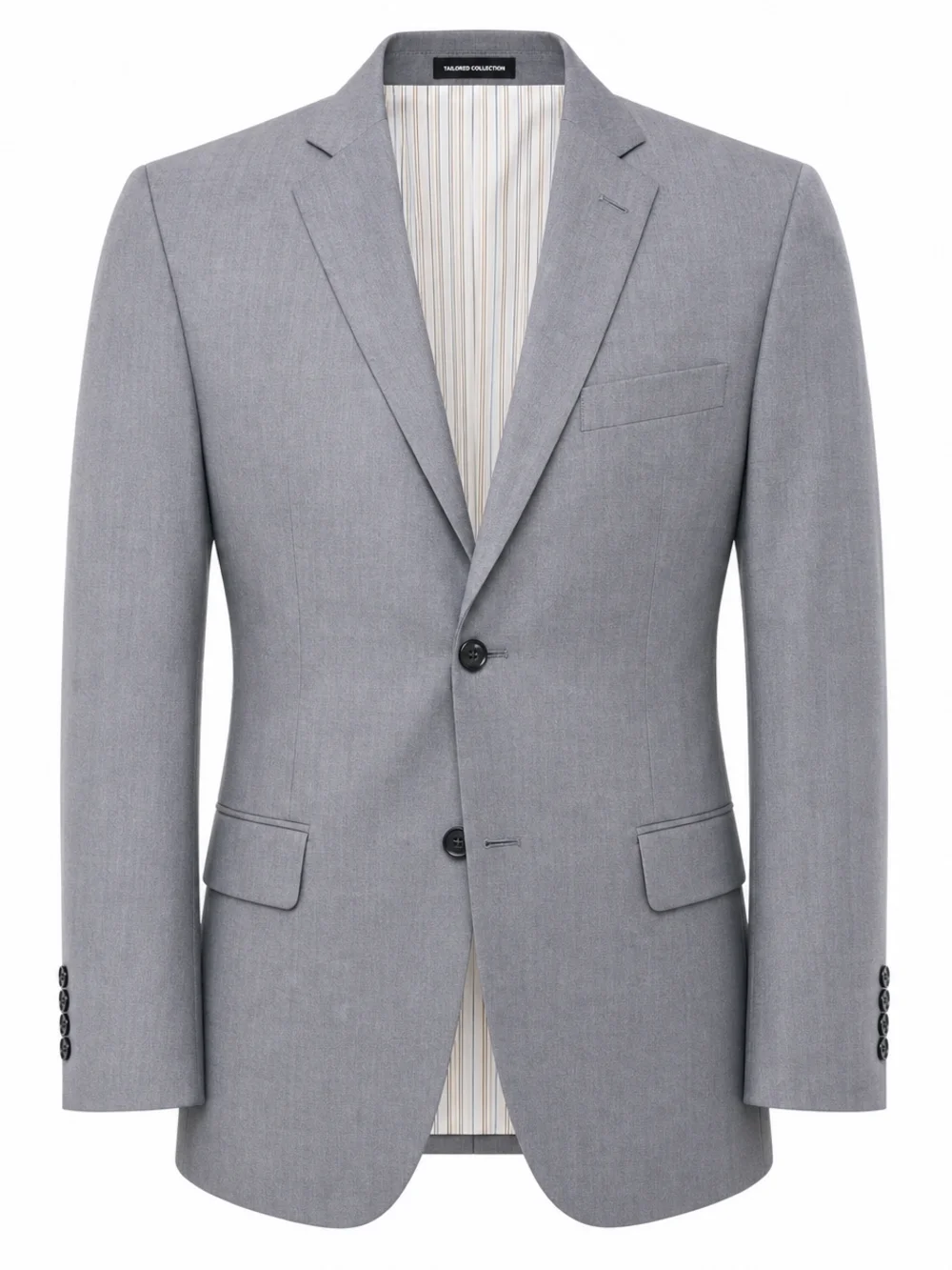 Stafford Tailored Collection Gray Blazer Jacket Size 42R